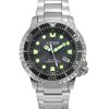 Reloj Citizen Promaster Dive Eco-Drive para hombre, acero inoxidable, esfera gris, BN0167-50H, 200 m