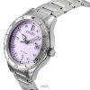 Reloj Citizen Marine Eco-Drive de acero inoxidable con esfera rosa FE6170-88X 100M para mujer