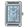 Reloj Casio Standard analógico de acero inoxidable con esfera de nácar y cuarzo LTP-1234DS-2A para mujer