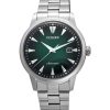 Reloj Citizen Kuroshio 64 Edición limitada de acero inoxidable con esfera verde automático NK0007-88X para hombre