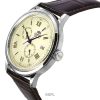 Reloj Orient Classic Bambino Version 8 con correa de piel y esfera beige, automático, RA-AK0702Y para hombre