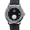 Reloj Orient Classic Bambino Version 2 con correa de piel y esfera negra, automático, RA-AP0101B para hombre