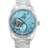 Reloj Orient Classic Contemporary de acero inoxidable con esfera abierta en azul claro y automático RA-AR0009L para hombre