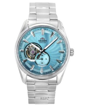 Reloj Orient Classic Contemporary de acero inoxidable con esfera abierta en azul claro y automático RA-AR0009L para hombre