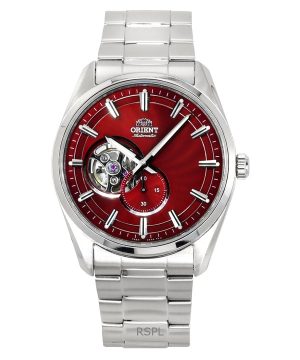 Reloj Orient Classic Contemporary de acero inoxidable con esfera abierta en rojo y automático RA-AR0010R para hombre