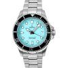 Reloj de cuarzo Ratio FreeDiver de acero inoxidable con zafiro y esfera azul hielo RTF032 200M para hombre