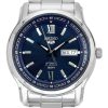 Reloj Seiko 5 automático analógico de acero inoxidable con esfera azul SNKP17K1 para hombre