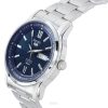 Reloj Seiko 5 automático analógico de acero inoxidable con esfera azul SNKP17K1 para hombre