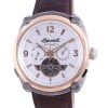 Refurbished Ingersoll The Michigan White Dial Open Heart Automatic I01103B Mens Watch