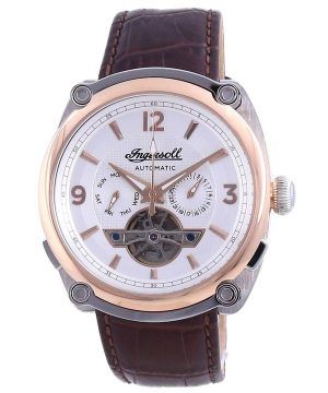 Refurbished Ingersoll The Michigan White Dial Open Heart Automatic I01103B Mens Watch