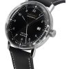 Refurbished Iron Annie 100 Jahre Bauhaus Leather Strap Black Dial Automatic 50562 Mens Watch