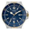 Refurbished Timex Harborside Blue Dial Two Tone Stainless Steel Quartz TWG019600 Mens Watch