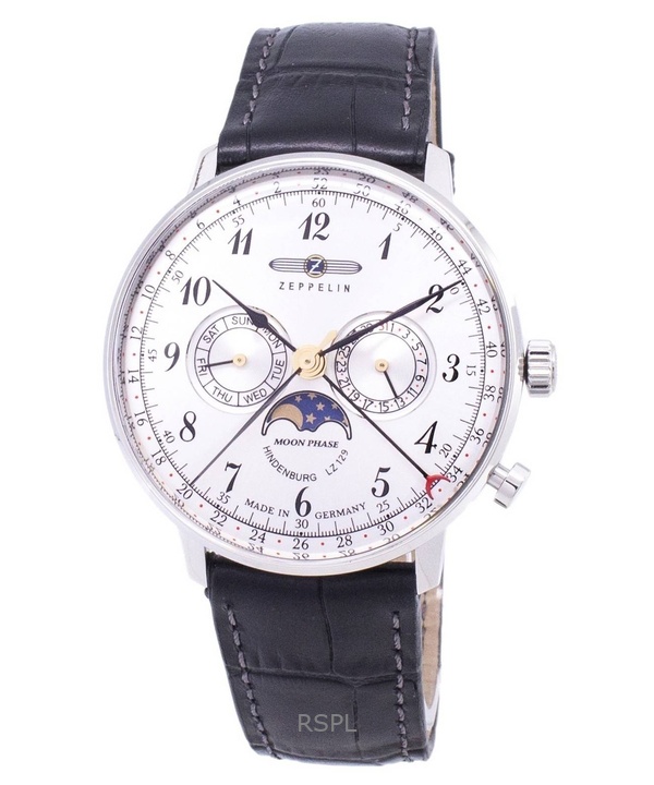 Refurbished Zeppelin LZ 129 Hindenburg White Dial Germany Made Quartz 70361 Mens Watch