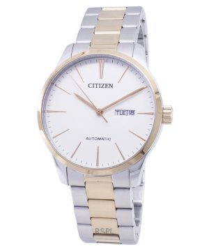 Reloj Citizen analógico de acero inoxidable con esfera de marfil, automático, NH8356-87A, para hombre, renovado