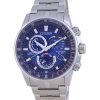 Reloj de buceo Citizen PCAT Radio Controlled Chronograph Blue Dial Eco-Drive CB5880-54L 200M para hombre reacondicionado