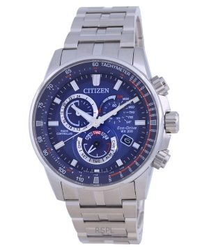 Reloj de buceo Citizen PCAT Radio Controlled Chronograph Blue Dial Eco-Drive CB5880-54L 200M para hombre reacondicionado