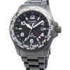 Reloj Citizen Promaster Eco-Drive Diver',s BJ7107-83E de acero inoxidable con esfera negra y correa de piel reacondicionada p