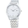 Reloj Citizen Eco-Drive de acero inoxidable con esfera blanca EW2530-87A para mujer reacondicionado