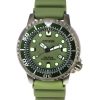 Reloj Citizen Promaster Marine Eco-Drive Diver',s BN0157-11X con correa de caucho y esfera verde, 200 m, para hombre, reacond