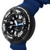 Reloj Citizen Promaster Eco-Drive Diver',s BJ8055-04E 300M para hombre con correa de PU y esfera negra