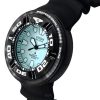 Reloj Citizen Promaster Eco-Drive Diver',s BJ8055-04X con correa de PU y esfera verde para hombre, 300 m