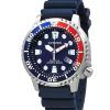 Reloj Citizen Promaster Dive Eco-Drive BN0168-06L 200M para hombre con correa de poliuretano y esfera azul