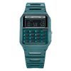 Reloj unisex Casio POP Vintage Calculator Digital Green Bio-Based Resin Strap Quartz CA-53WB-3B