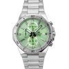 Reloj Casio Edifice Standard Cronógrafo Analógico de Acero Inoxidable con Esfera Verde de Cuarzo EFV-640D-3AV 100M para Hombre