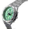 Reloj Casio Edifice Standard Cronógrafo Analógico de Acero Inoxidable con Esfera Verde de Cuarzo EFV-640D-3AV 100M para Hombre