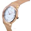 Reloj Citizen L Eco-Drive EM1153-88A para mujer, de acero inoxidable en tono oro rosa y esfera blanca