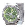 Reloj Casio G-Shock G-Steel analógico digital de cuarzo con esfera verde GM-2110D-3A 200M para hombre