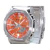 Reloj Casio G-Shock G-Steel analógico digital con esfera naranja de cuarzo GM-2110D-4A 200M para hombre