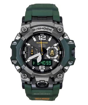 Reloj Casio G-Shock Master Of G-Land Mudmaster analógico digital con enlace para teléfono inteligente, esfera negra, solar GWG-B