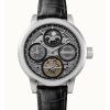 Reloj automático Ingersoll The Arc Moon Phase para hombre, correa de cuero, esfera esqueletizada negra, I16001