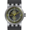 Reloj de cuarzo multifunción Invicta DNA con correa de silicona gris y negra 44225 100M para hombre