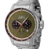 Reloj Invicta S1 Rally Cronógrafo de acero inoxidable con esfera verde de cuarzo 44951 100M para hombre