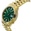 Reloj automático Citizen Tsuyosa de acero inoxidable en tono dorado con esfera verde NJ0152-51X para hombre