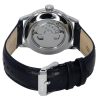 Reloj Orient Classic Bambino Version 2 Small Seconds con correa de piel negra y esfera plateada automático RA-AP0104S para hombr