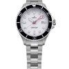 Reloj de cuarzo Ratio FreeDiver con esfera blanca, acero inoxidable y zafiro RTFL802 200M para mujer