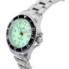 Reloj de cuarzo Ratio FreeDiver con esfera verde y zafiro en acero inoxidable RTFL805 200M para mujer