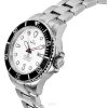 Reloj automático para mujer Ratio FreeDiver con esfera blanca y zafiro en acero inoxidable RTFL833 200M