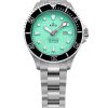 Reloj automático para mujer Ratio FreeDiver con esfera verde y acero inoxidable con zafiro RTFL835 200M