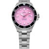 Reloj automático para mujer Ratio FreeDiver de acero inoxidable con zafiro y esfera rosa caramelo RTFL839 200M