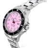 Reloj automático para mujer Ratio FreeDiver de acero inoxidable con zafiro y esfera rosa caramelo RTFL839 200M