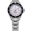 Reloj automático para mujer Ratio FreeDiver, acero inoxidable, zafiro, esfera de nácar blanco, RTFL841, 200 m