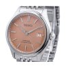 Reloj Seiko Presage Classic Araigaki automático de acero inoxidable con esfera naranja SPB467J1 100M para hombre