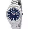 Reloj Seiko 5 Sports SNXS Series de acero inoxidable con esfera azul enjuagado automático SRPK87K1 100M para hombre