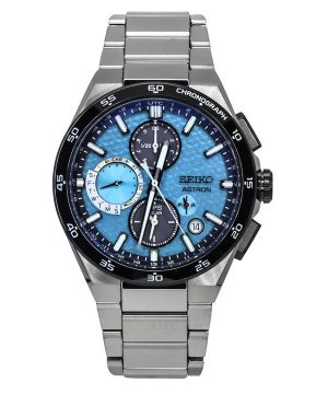 Reloj Seiko Astron Starfull Sky GPS Cronógrafo Edición limitada Esfera azul Solar SSH157J1 100M para hombre