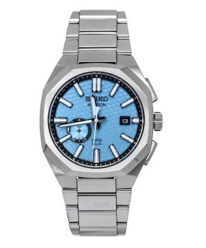 Reloj Seiko Astron Starfull Sky GPS Edición limitada Acero inoxidable Esfera azul Solar SSJ027J1 100M para hombre