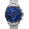 Victorinox FieldForce Classic Cronógrafo de acero inoxidable con esfera azul, cuarzo, 241901, 100 m, reloj para hombre